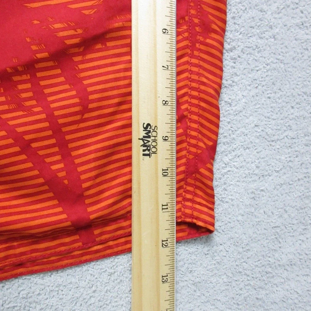 Old Navy Men's Board Shorts Swim Trunks Red Palm Tree Print Stripe Size‎ XXL